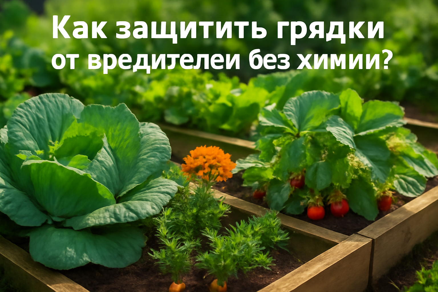 Как защитить грядки от вредителей без химии: репеллентный подход для безопасного урожая